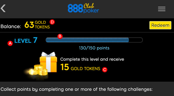 How to view your 888poker Club status How to view your 888poker Club status