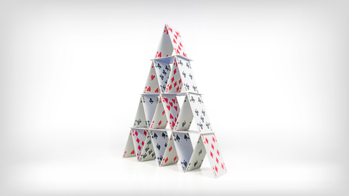 cards tower cards tower