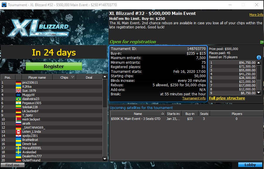 Want to play the XL Blizzard 2020 for free?