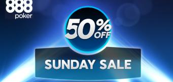 The Sunday Sale Slashes 888poker Sunday Majors with Up to 50% Off Buy-ins!