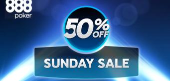 Sunday Sale Returns Sunday, 18 September, with Up to Half Off Buy-ins!