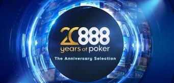 Celebrate with 888poker’s 20 Years of Poker Anniversary Selection!