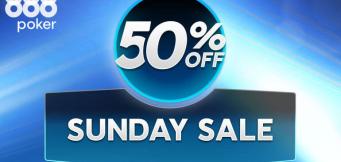 888poker’s Sunday Sale Returns 9 June with Slashed Buy-ins!