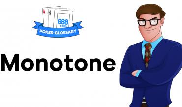 Monotone board - poker terms